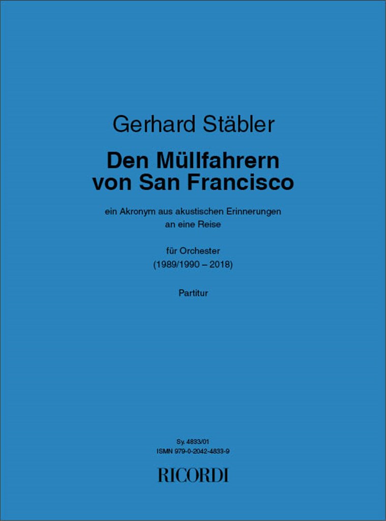 Den Müllfahrern von San Francisco